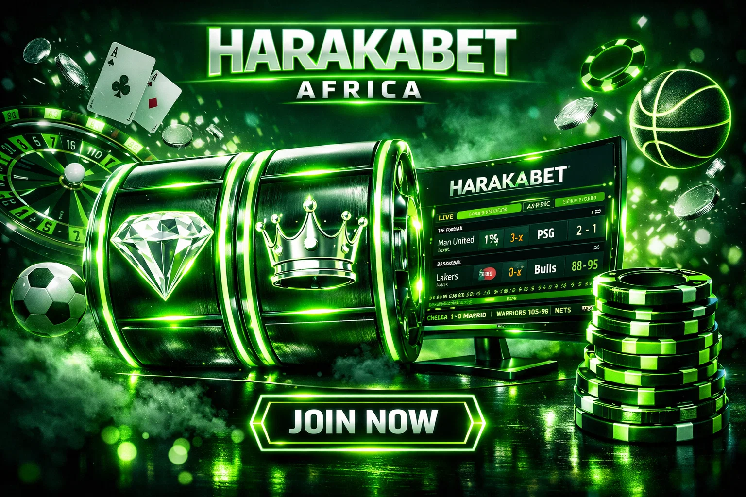 Haraka Bet online betting and casino platform in Africa